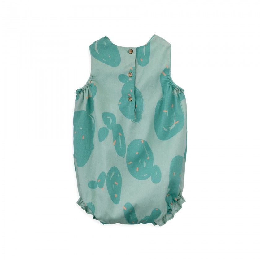 Kendall Romper with a pattern for girls in cotton