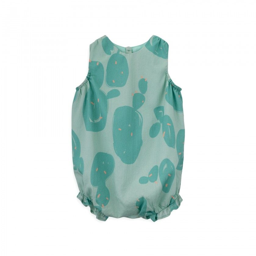 Kendall Romper with a pattern for girls in cotton