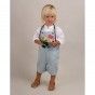 Mack Overalls with a pattern for baby in twill