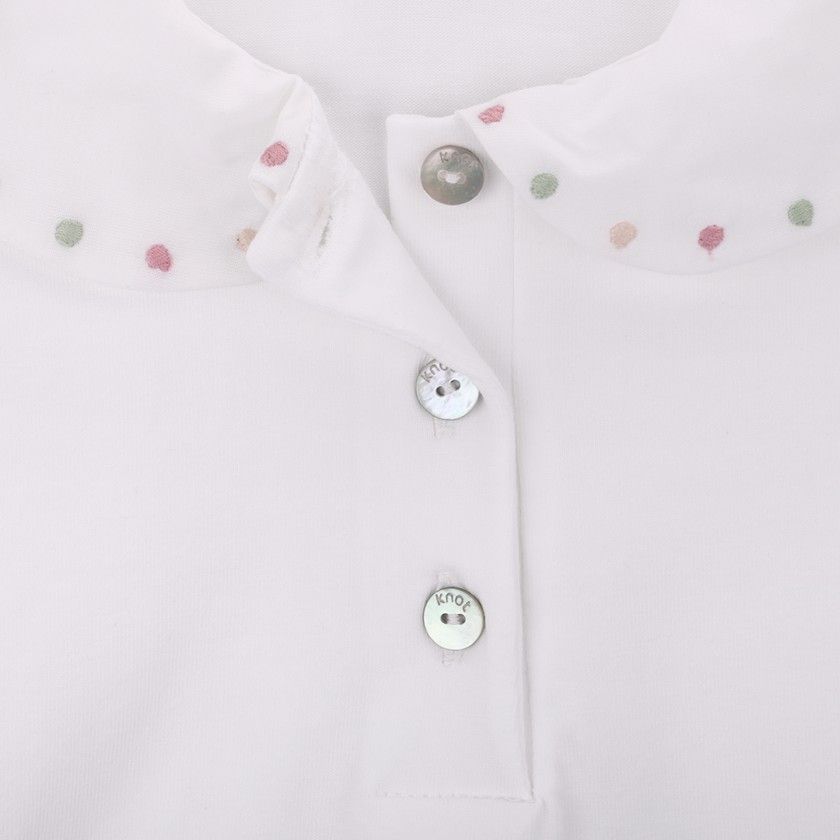 Carol Polo for girls in organic cotton