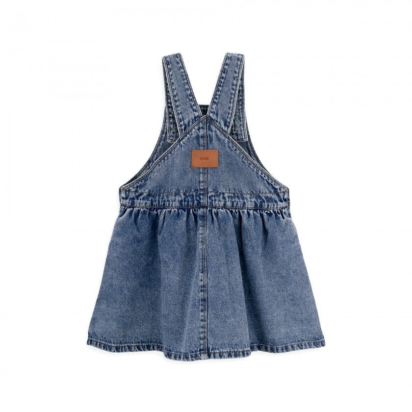 Leticia Pinafore for girls in denim