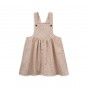 Aubree Pinafore for girls in flower twill