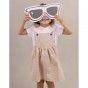 Aubree Pinafore for girls in flower twill