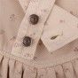 Aubree Pinafore for girls in flower twill