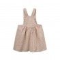 Aubree Pinafore for girls in flower twill