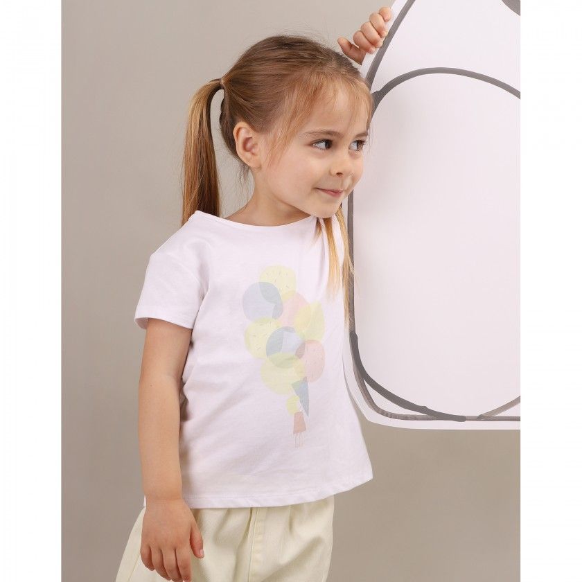 Big Ice Cream T-shirt for girls in cotton