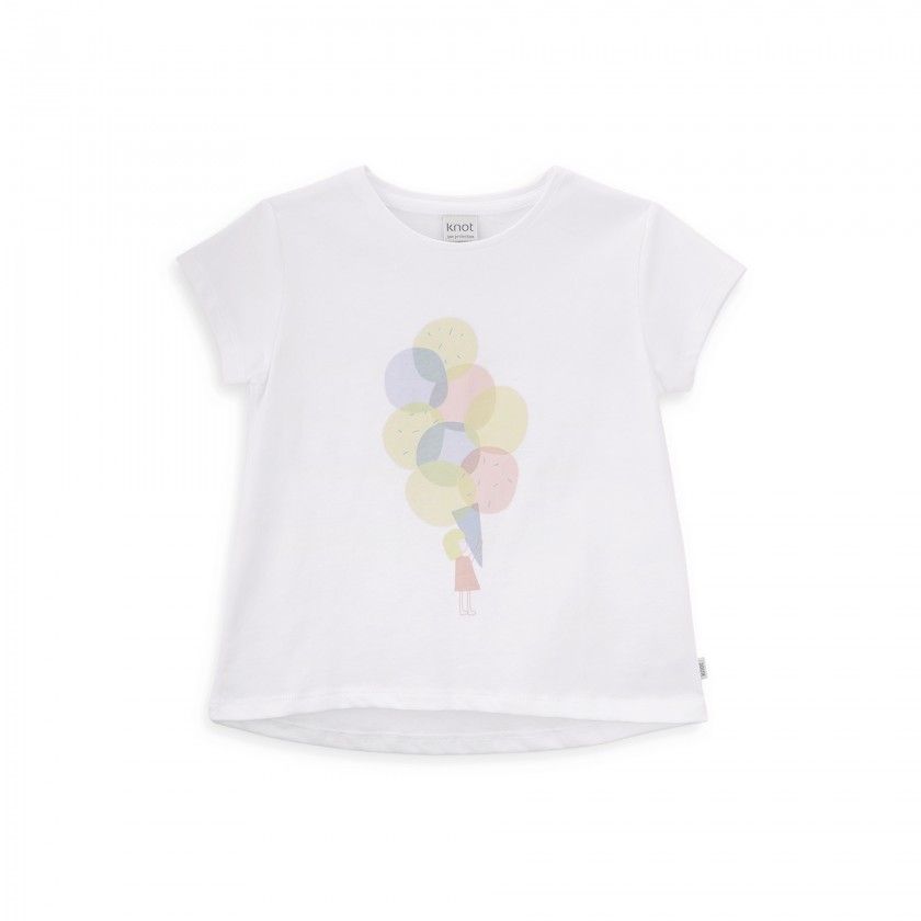 Big Ice Cream T-shirt for girls in cotton