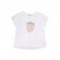 Strawberry T-shirt for girls in cotton
