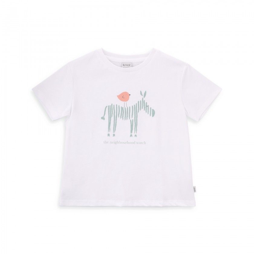 Neighbourhood T-shirt for boys in cotton