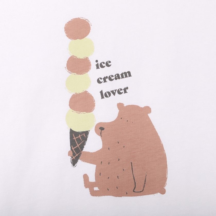 Bear T-shirt for boys in cotton
