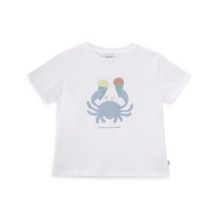 T-shirt Crab de menino em algodão T-shirt Crab de menino em algodão