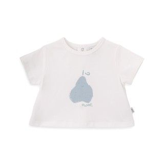 T-shirt Sweet Pear de beb menino em algodo orgnico