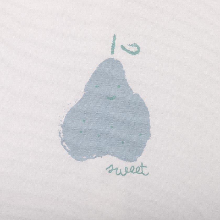 T-shirt Sweet Pear de beb menino em algodo orgnico
