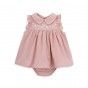 Hazel Dress for baby girls with embroidery