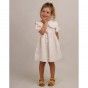 Small Brushes Dress with a pattern for girls