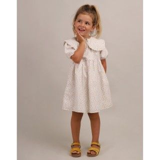 Vestido Small brushes de menina com estampado