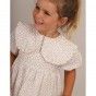 Small Brushes Dress with a pattern for girls