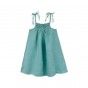 Jolie Dress for girls in linen with crochet