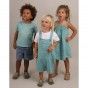 Jolie Dress for girls in linen with crochet