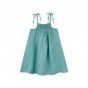 Jolie Dress for girls in linen with crochet