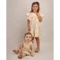 Lemon Big Dots Dress for girls with balls