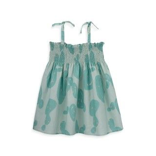 Vestido Cactus de menina estampado com alas