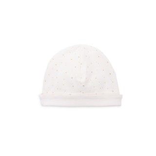 Dots Beanie for baby in organic cotton