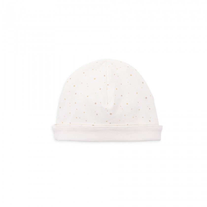 Gorro Dots de beb em algodo orgnico