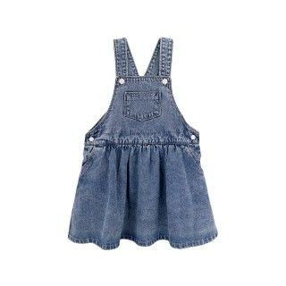 Leticia Pinafore for girls in denim