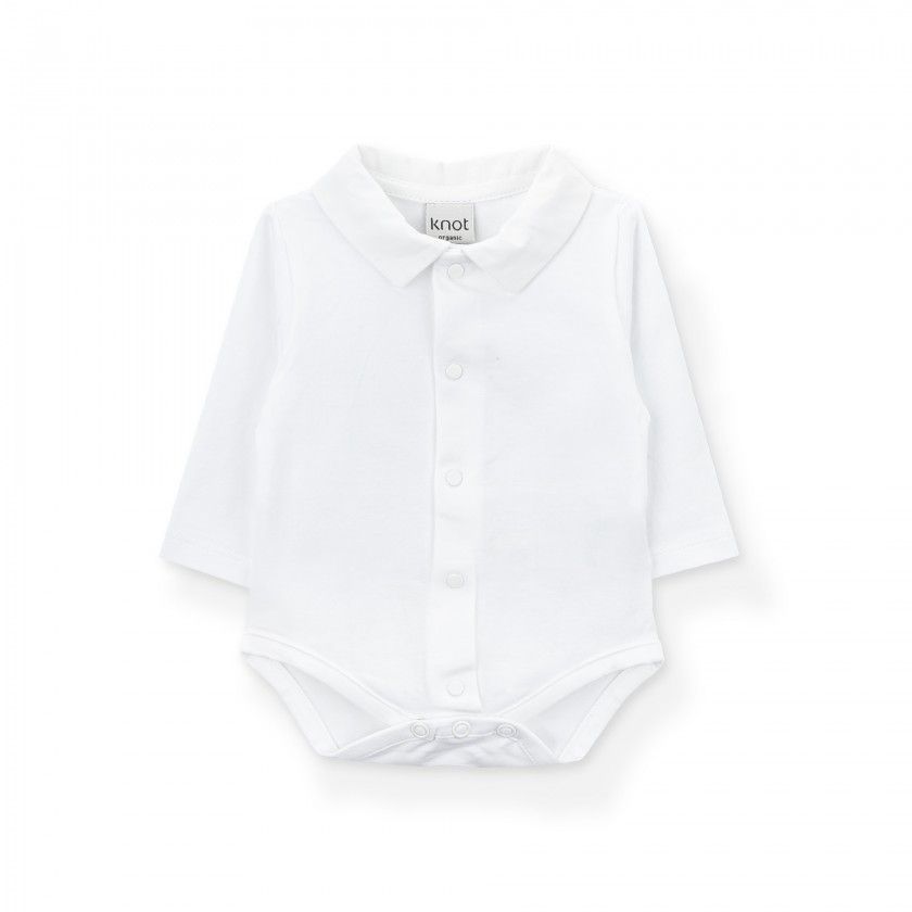 Tiny Pear Body for baby boys in organic cotton