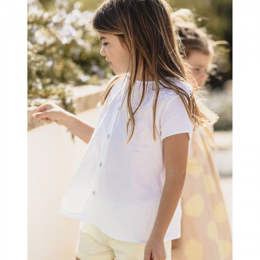 Dora Blouse for girls in cotton