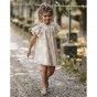 Lemon Big Dots Dress for girls with balls