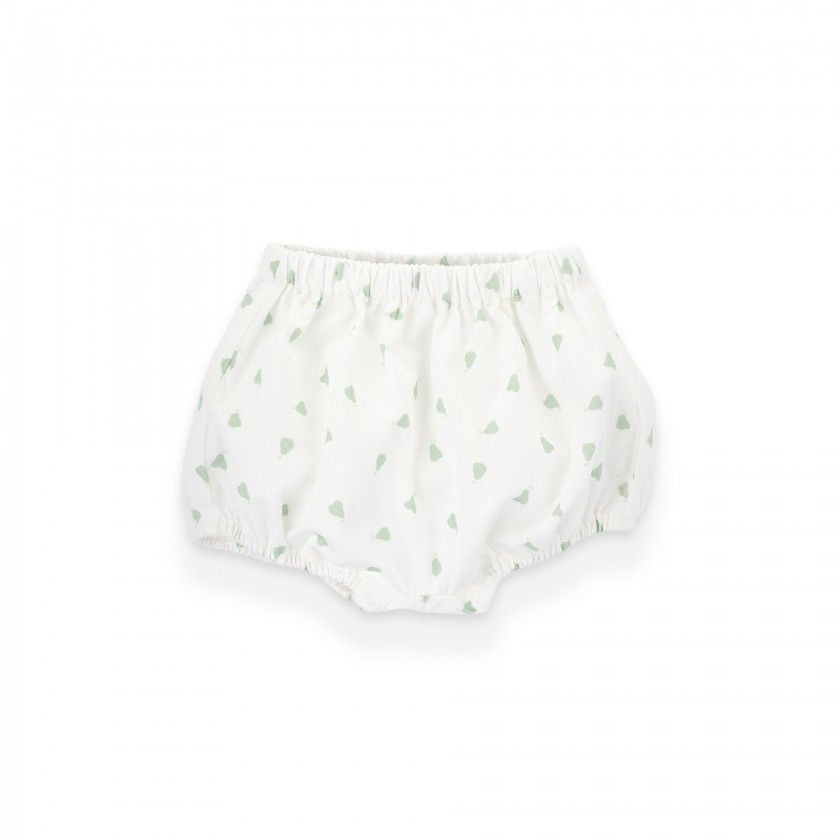 Jo Shorts for baby in printed twill