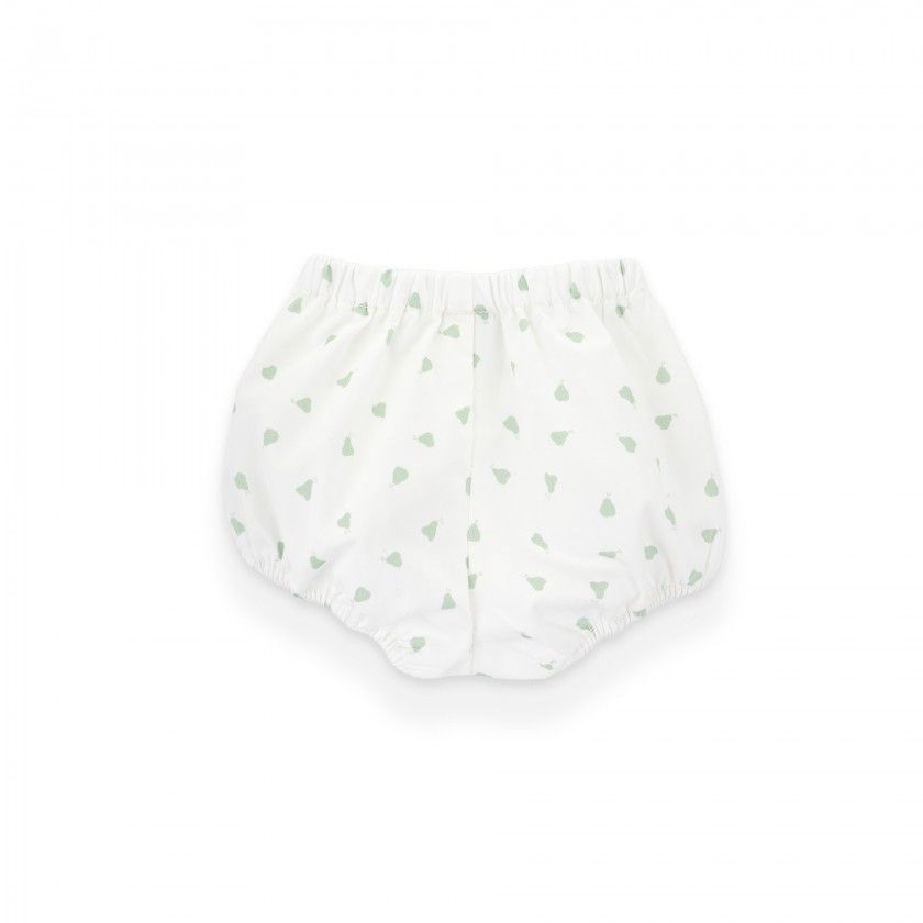Jo Shorts for baby in printed twill