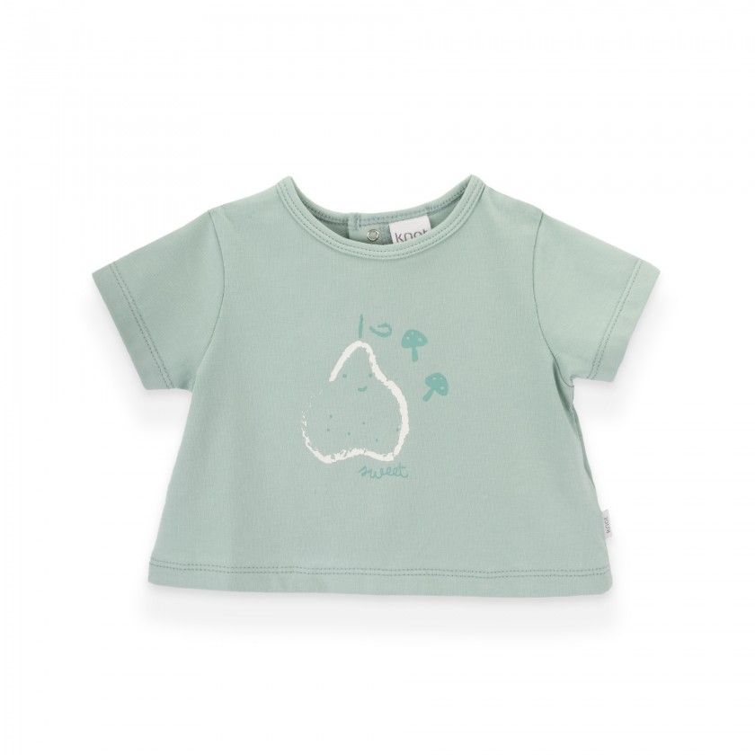 Sweet Pear T-shirt for baby boy in organic cotton