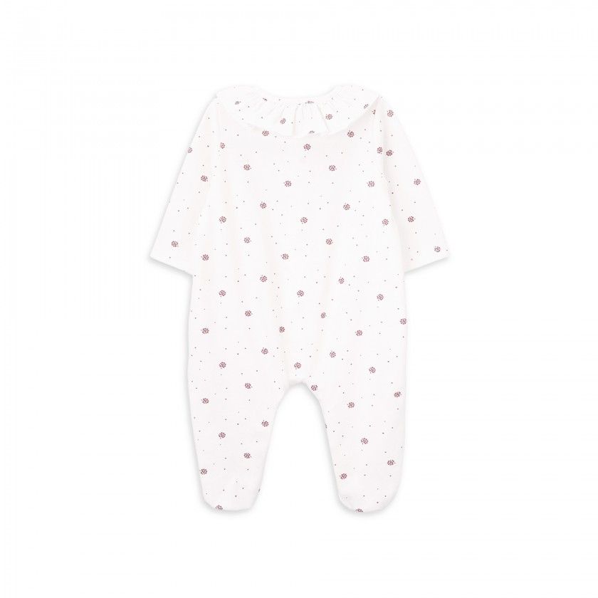 Babygrow de recm-nascido Amora para menina, em algodo