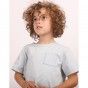 T-shirt Louie de menino em algodo