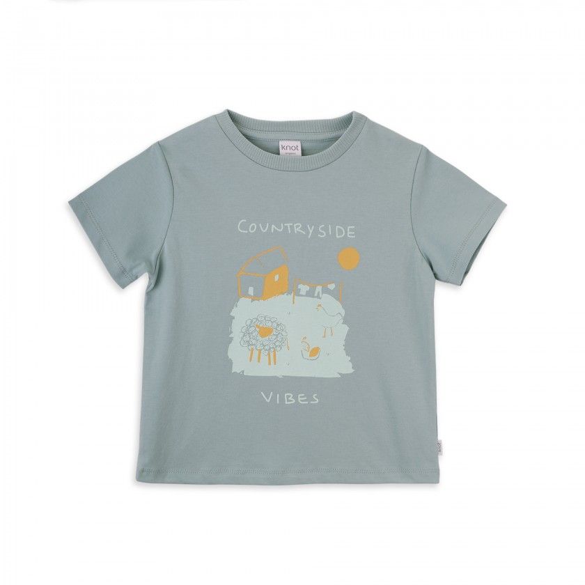 T-shirt Coutryside de menino em algodo