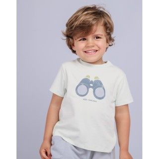 T-shirt Little Detective beb menino em algodo orgnico