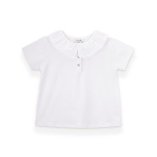 Mary polo for girls in organic cotton