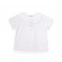 Mary polo for girls in organic cotton