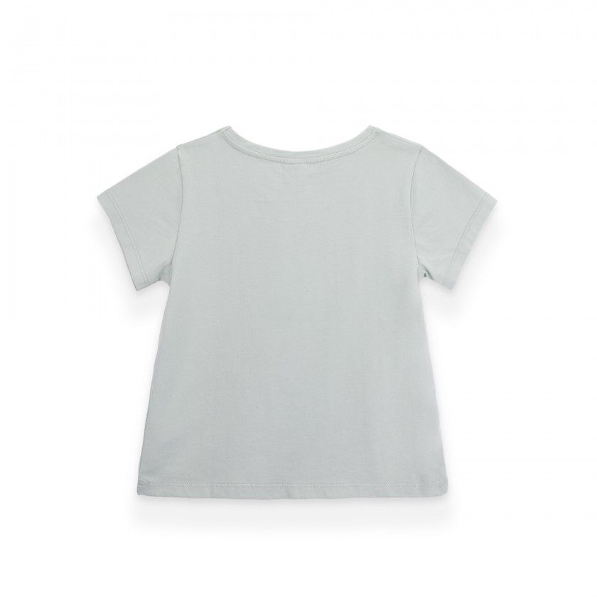 Ostrich T-shirt for girls in organic cotton