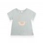 Ostrich T-shirt for girls in organic cotton
