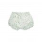 Marble shorts for baby girl in organic cotton