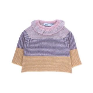 Camisola recm-nascido tricot Aubergine