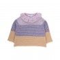 Camisola recm-nascido tricot Aubergine