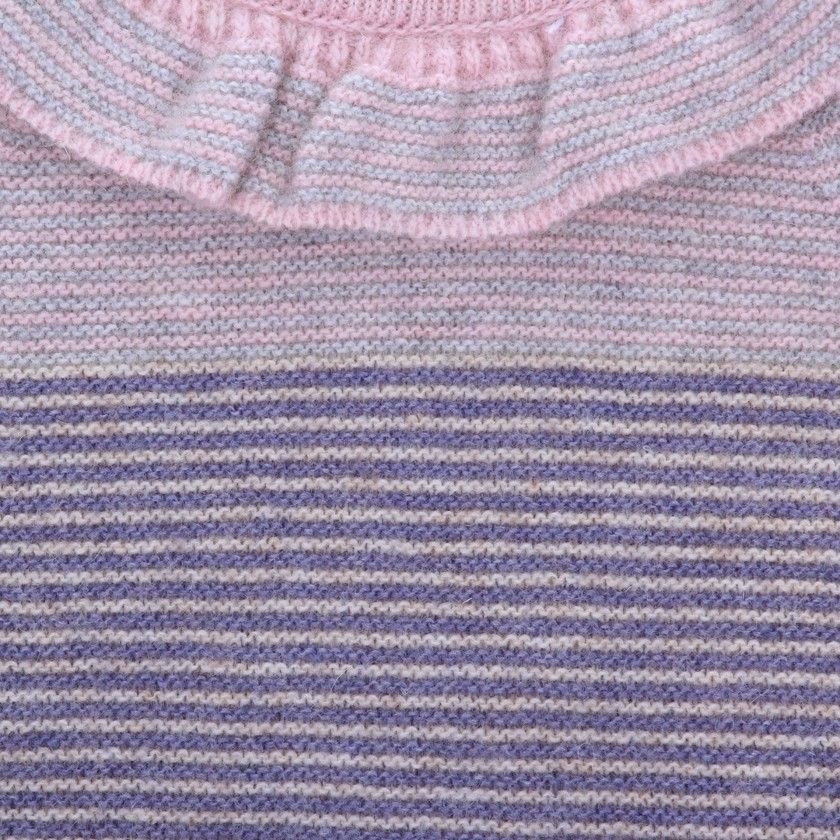 Camisola recm-nascido tricot Aubergine