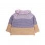 Camisola recm-nascido tricot Aubergine
