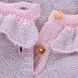 Camisola recm-nascido tricot Aubergine
