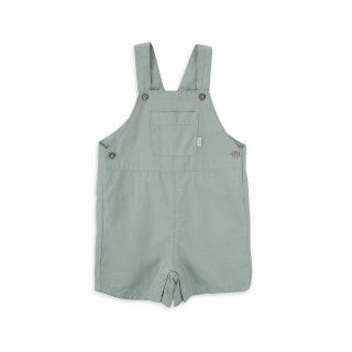 Scott short overalls for baby in cotton Scott short overalls for baby in cotton